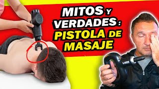 Cómo se usa la PISTOLA de 𝗠𝗔𝗦𝗔𝗝𝗘 𝗠𝗨𝗦𝗖𝗨𝗟𝗔𝗥 ❌ y CÓMO NO❌  MASAJE con Pistola de Percusión [upl. by Zuliram]