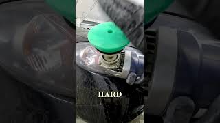 How to polish headlights truedetailer shorts detailing polishing carcleaning [upl. by Hartmann]