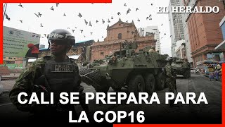 Llegan a Cali los Gladiadores vehículos blindados que custodiarán la COP16 V [upl. by Stanford]