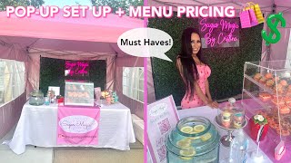 PopUp Event Set Up For Your Small Treat Business  Pricing  TIPS FOR OUTDOOR OR INDOOR POPUP SHOP [upl. by Buyers]