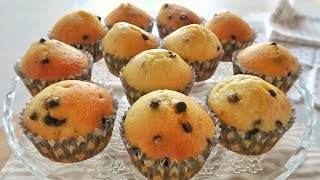 MUFFIN ALLO YOGURT E GOCCE DI CIOCCOLATO  Ricetta Facile [upl. by Nilson474]