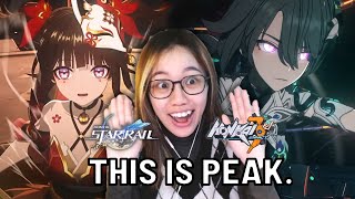 SPARKLE vs VITA Honkai Impact 3rd x Honkai Star Rail Concept Trailer — Confrontation  REACTION [upl. by Cornwell]