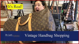 Its Real Authenticating Vintage Designer Handbags Louis Vuitton Chanel  Thrift with Me Dr Lori [upl. by Eichman]