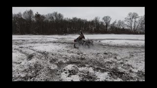 2024 Cforce 1000 overland and Xmr 1000R having some fun in the snow and mud [upl. by Shayna]