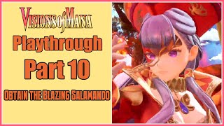 Visions of Mana  Playthrough  Part 10 Obtain the Blazing Salamandro [upl. by Eyma]