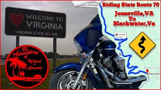 Riding Virginia State Route 70 from Jonesville Va to Blackwater Va [upl. by Ahsi]