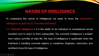 Nature of Intelligence Part 1 [upl. by Sergio969]