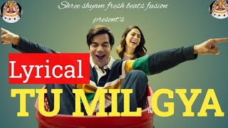 SRIKANTH TU MIL GAYA Song  RAJKUMMAR RAO ALAYA  JUBIN NAUTIYALTULSI KUMAR TANISHK BHUSHAN K [upl. by Ahtilat]