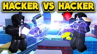 HACKER VS HACKER IN JAILBREAK ROBLOX Jailbreak [upl. by Werdnael718]