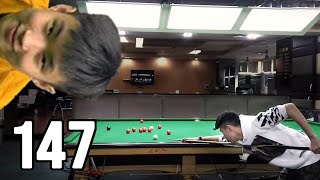 Zhao Xintong fast 147  6min 33sec  Snooker Maximum Break [upl. by Tiphane]