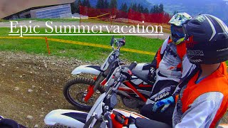 Summervacation KTMEnduroFreerideFailsFunDownhill  Unknown Riders [upl. by Neehsuan842]