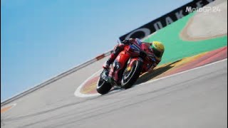 Motogp 24  Aragon Hotlap 142035 [upl. by Mchugh29]