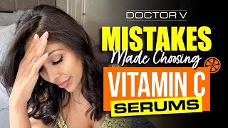 Doctor V  Mistakes Made When Choosing Vitamin C Serums  Skin Of Colour  Brown Or Black Skin [upl. by Narib]