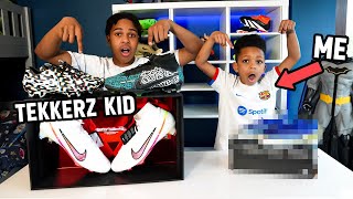 ThiaGoat vs Tekkerz Kid £1000 Football Boots Collection [upl. by Stillman]