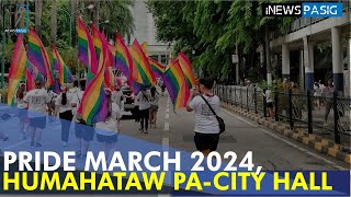 LIVE Makulay na bukas makabagong Pasigueño  Pride March 2024 humataw paCity Hall  iNews Pasig [upl. by Abdella]