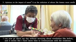 Deodorising Effect of nanoe X on Odours in the Nursing Care Environment [upl. by Church]