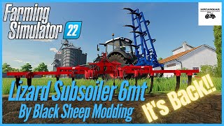 Lizard Subsoiler 6mt  9mt by Black Sheep Modding Mod Review  Farming Simulator 22  FS22 Mod Guide [upl. by Romney168]