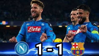 Napoli vs Barcelona 11 ● UCL 2020 ● Extended highlights amp Goals [upl. by Kcirdez482]