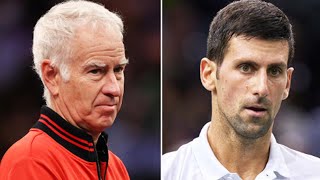 John McEnroe takes aim at Wimbledon crowd over treatment of Novak Djokovic [upl. by Hakaber]