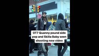 Ot7 Quanny  poundside pop and skilla baby shooting music video philly phily meek mill meekmill [upl. by Katharyn]