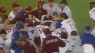 PHINYM Mets and Phillies skirmish after Gooden hit [upl. by Tenn]