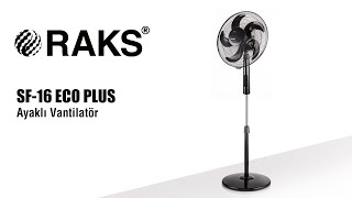 RAKS SF16ECOPLUS Ayaklı Vantilatör 55W Kurulum Montajı [upl. by Erasmus]