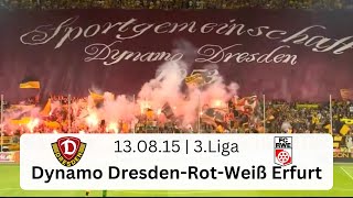 Dynamo Dresden  FC RotWeiß Erfurt  130815  3Liga  Full Match dynamo rotweißerfurt 3liga [upl. by Trellas270]