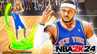 Prime Carmelo Anthony Build Game Breaking NBA 2k25 [upl. by Radbun444]