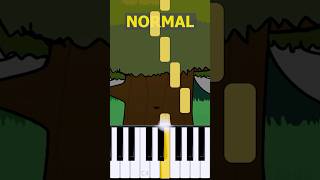 Mr Tree Theme Incredibox Sprunki Retake  Normal Vs Horror on piano [upl. by Lonyer]