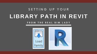 Missing Library Path or Setting up Library Path in Revit [upl. by Nettirb167]