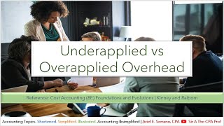 Underapplied vs Overapplied Overhead  Kinney amp Raiborn [upl. by Oilicec]