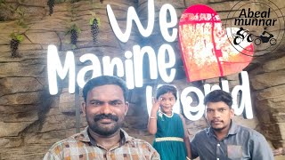 Marine World Indias largest public Aquarium chavakkad Thrissur Kerala Tamil vlog Abeal munnar [upl. by Ayadahs168]