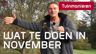 Wat te doen in november in de tuin  Herfst  Tuinmanieren [upl. by Tap]