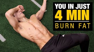 4 MIN Morning Fat Burning Workout BURN FAT FAST [upl. by Coleville]