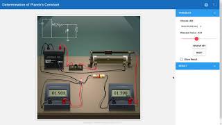 Determination of Plancks Constant and to find out the value of an unknown wavelength BTech IIIsem [upl. by Ynnattirb]