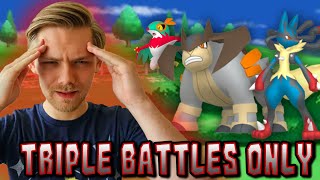 Every Battle is a Triple Battle vs Legendary Pokemon  Pokemon Triple Y Nuzlocke Vertical [upl. by Haek]