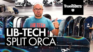 Lib Tech Orca Splitboard review 2324 Trueriders Snowboard Science shorts [upl. by Aiekal]