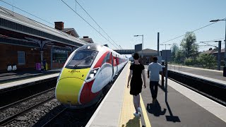 TSW 4 Grantham Retford Doncaster East Coast Mainline Class 801 LNER  4K 60FPS  No Commentary [upl. by Nirret]