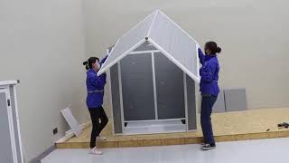 6x4 Plastic Shed Instruction Video [upl. by Sura884]