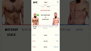 Rinat Fakhretdinov vs Nicolas Dalby‼️Who you got ufc mma ufcsaudiarabia shorts [upl. by Ohnuj]