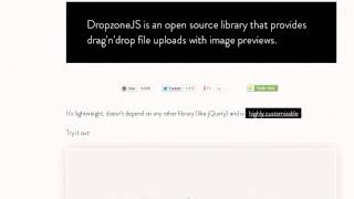 Developing a Dynamic Website 2014  Part 74  Initializing The Dropzonejs Form [upl. by Relly252]