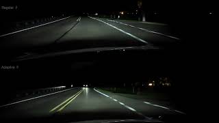 Tesla Adaptive Headlights in Model 3 after Update [upl. by Jurdi]