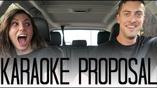 SURPRISE Carpool Karaoke Proposal [upl. by Ehcadroj]