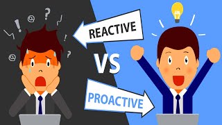 How to be Proactive in Life Proactive vs Reactive [upl. by Gabriel]