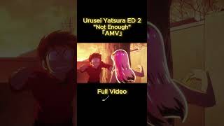 Urusei Yatsura ED 2「AMV」 quotNot Enoughquot shorts uruseiyatsura amv anime [upl. by Narcho]