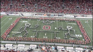 Halftime The Ohio State University Marching Band  Run Forrest Run 9724 [upl. by Sairu839]