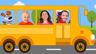 Wheels on the bus  Children Song by Sunny Kids Songs [upl. by Amrak]