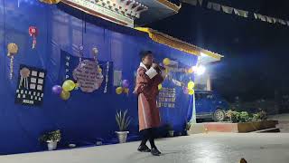 By MrKarma Jamtsho at Lingmethang Middle School on graduation night [upl. by Nadaba]