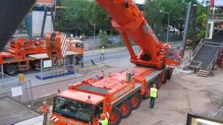 500 tons kraan van michielsens bij traverse in hilversum [upl. by Riabuz]