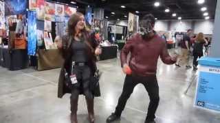 Awesome Con 2015 Star Lord Dance Off [upl. by Alfreda]